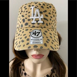 Los Angeles Dodgers Cheetah Print Cap 